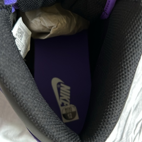 Nike Dunk High Psychic Purple Retro DV0829-500 Premium Black Court - Picture 8 of 8